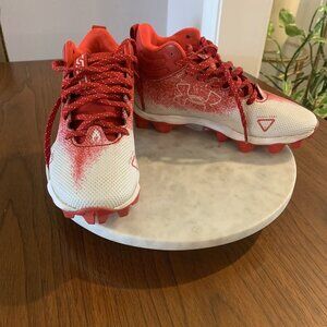 Under Armour Cleats shoes Baseball Kids SZ 3.5 Youth